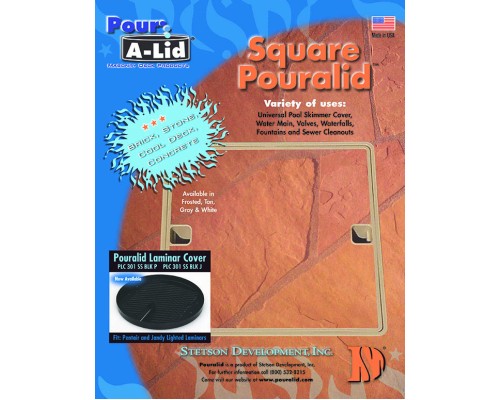 Round And Square Pouralid Swimming Pool Skimmer Cover