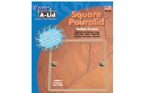 11" Square Pouralid Swimming Pool Skimmer Cover 